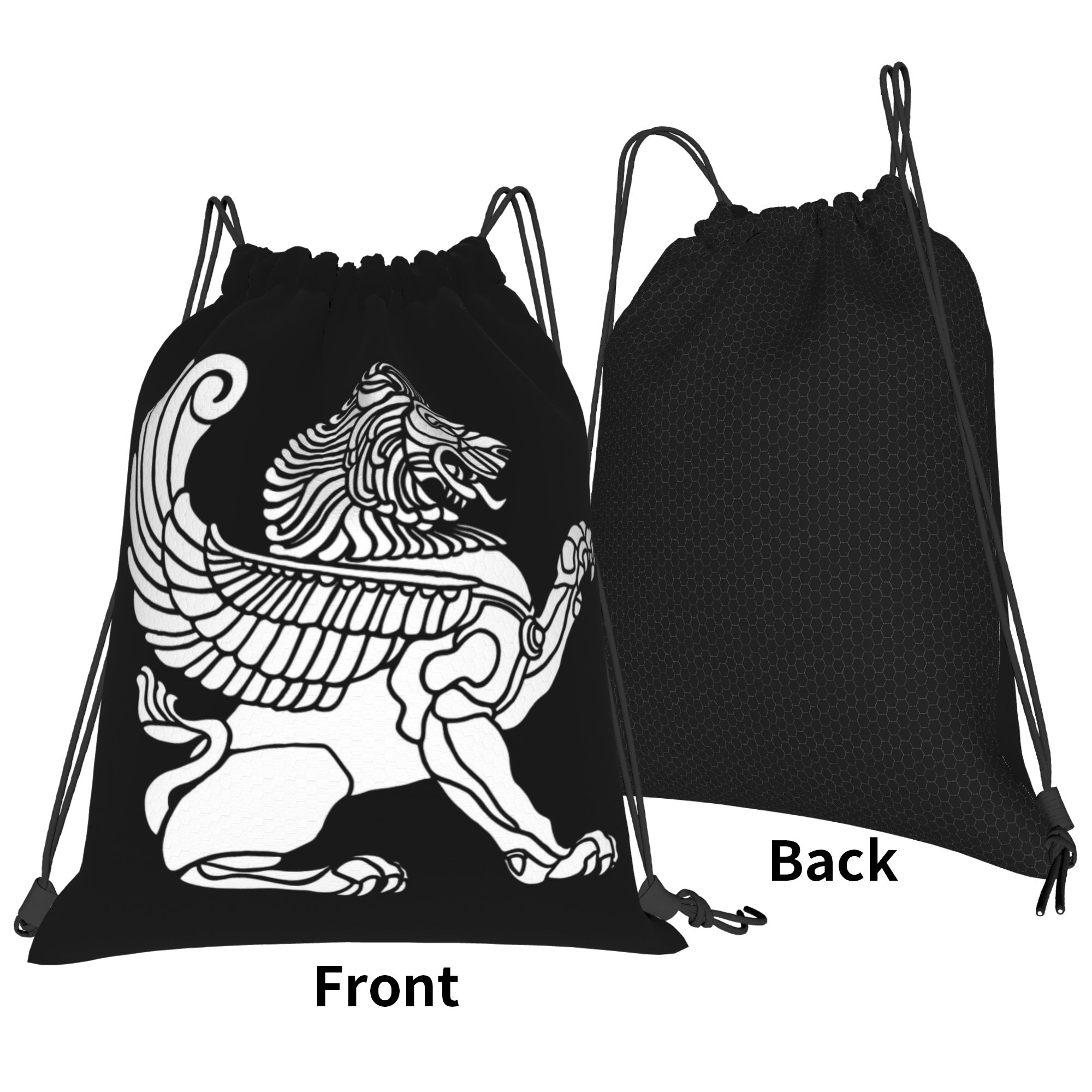 Persian Lion Iranian Iran Pers - Drawstring Gym Bag reseña y precio