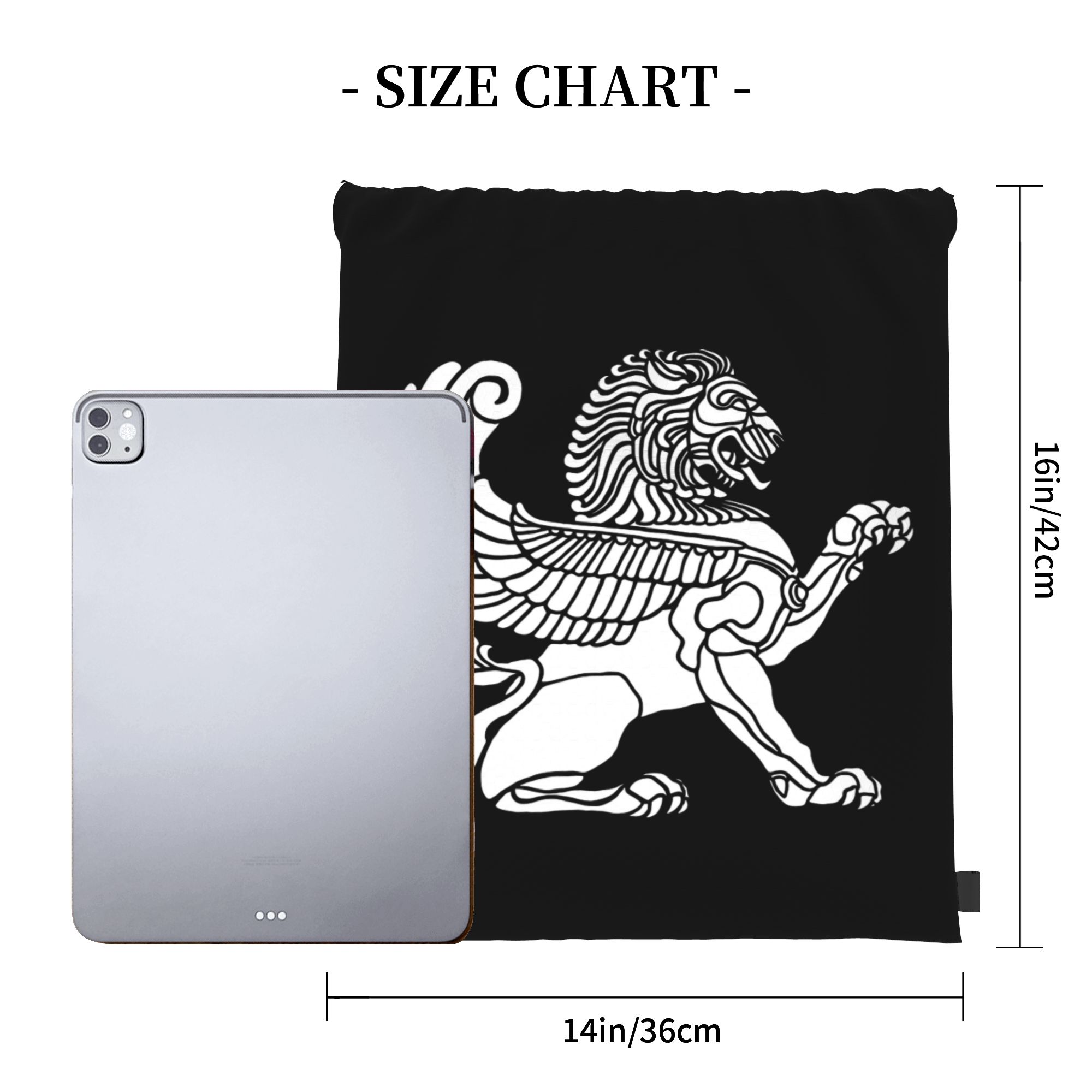 Persian Lion Iranian Iran Pers - Drawstring Gym Bag reseña y precio