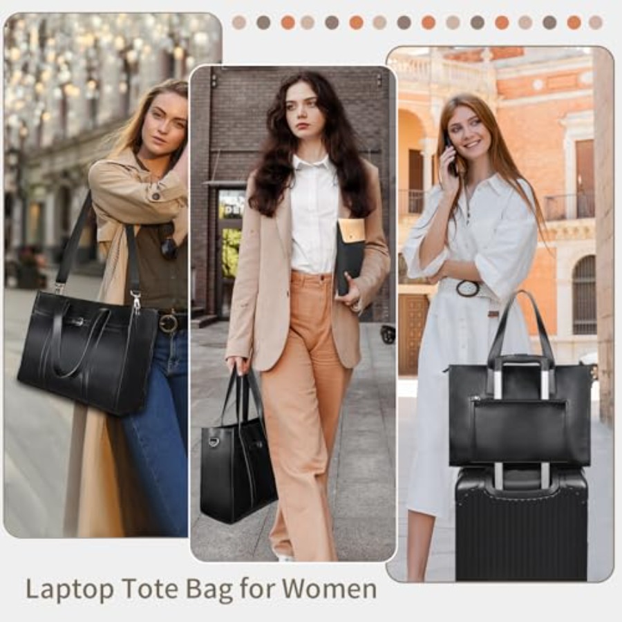 ESTARER Women's Laptop Leather - Laptop Sleeve Removable reseña y precio