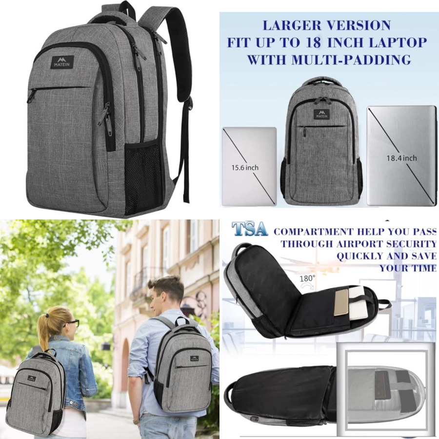 Extra Large.4 Laptop Backpack, - Travel Backpack Anti Theft reseña y precio