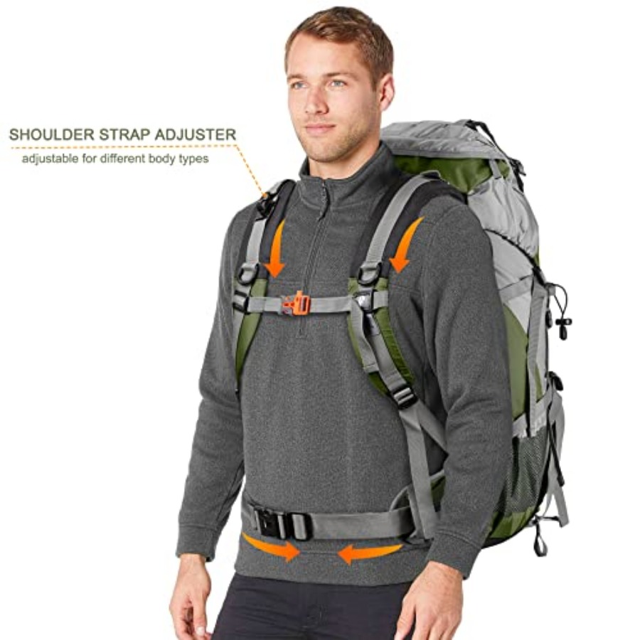 Loowoko 50L Hiking Backpack, W - Hiking Backpack Waterproof reseña y precio