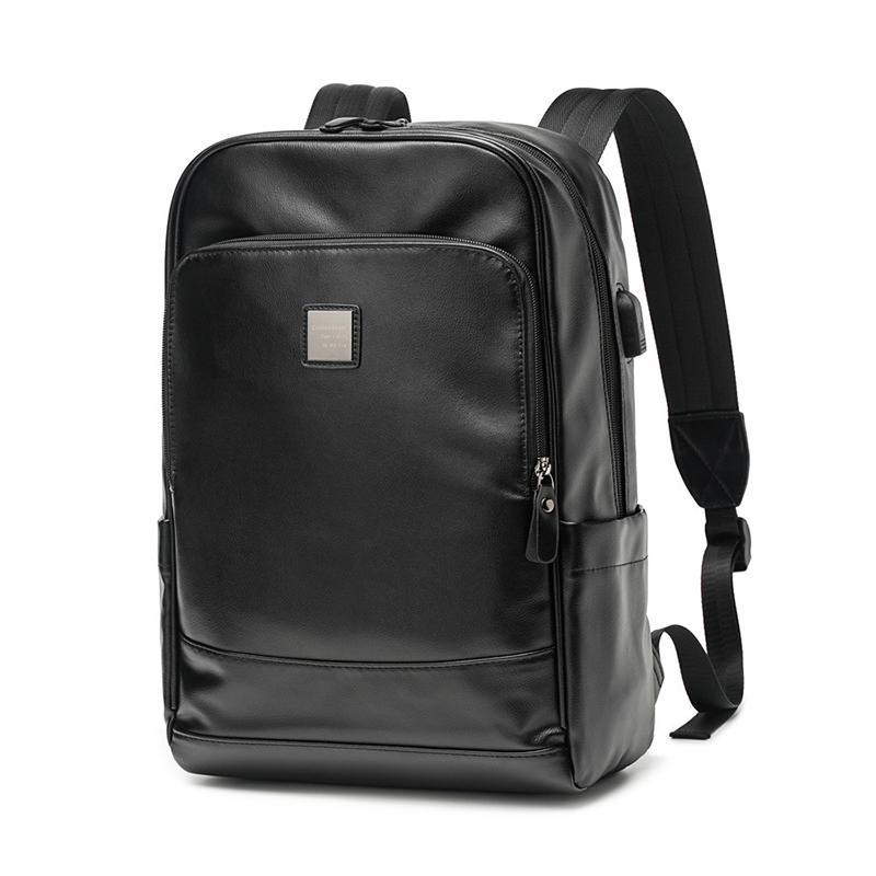Man's PU Leather Backpack Exec - Leather Backpack Vintage reseña y precio