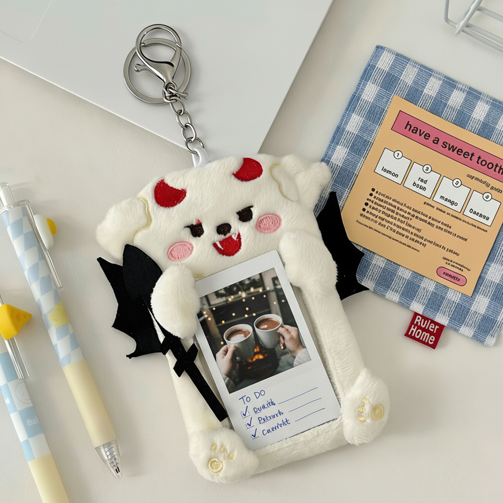 Plush Angel Devil Keychain Cut - Fashion Backpack Women reseña y precio