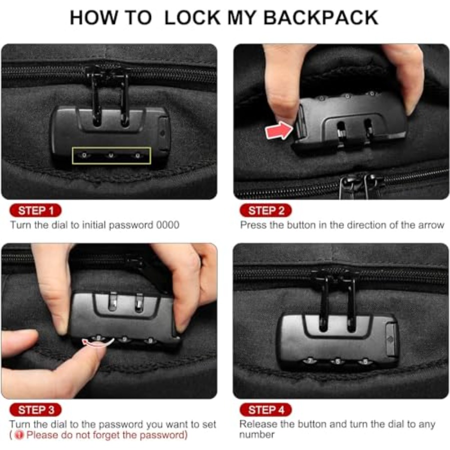 Laptop Backpack for Men Women, - Travel Backpack Anti Theft reseña y precio