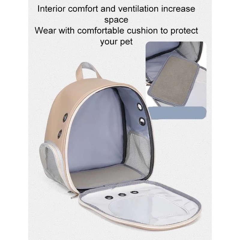 Portable Transparent Pet Backp - Foldable Backpack Small reseña y precio