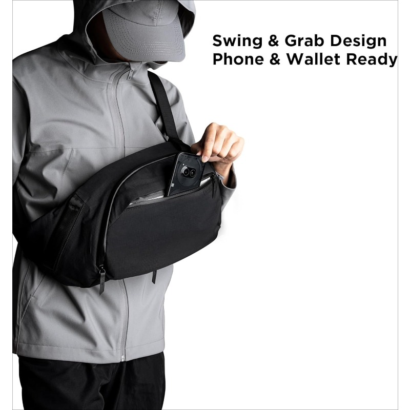 Right Shoulder Chest bag  7.5L - Sling Backpack Shoulder reseña y precio