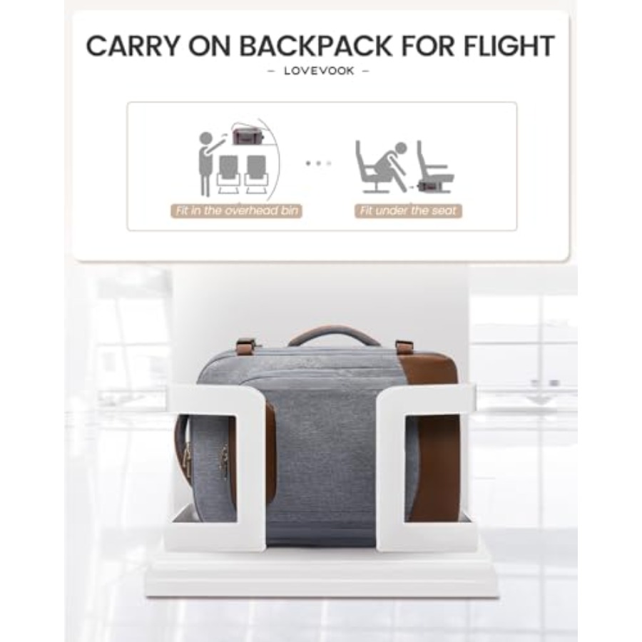 40L Travel Backpack for Women  - Laptop Backpack 15.6 reseña y precio