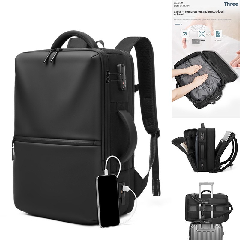 Waterproof Expandable Travel B - Business Backpack Brief reseña y precio