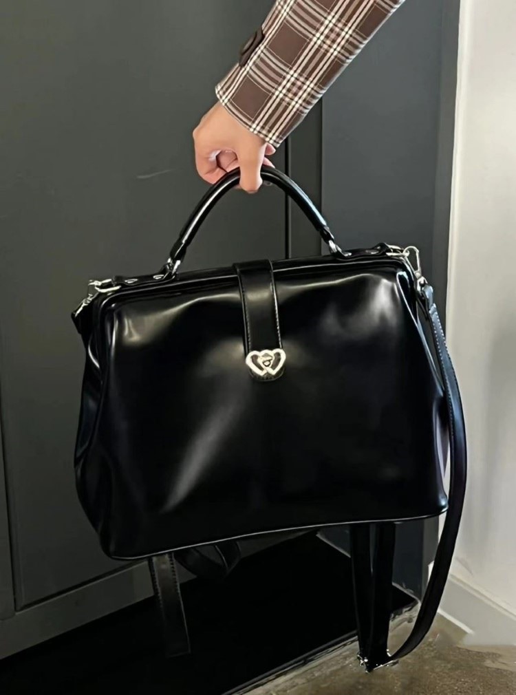 Vintage Black Y2k Mochila Wome - Leather Backpack Vintage reseña y precio