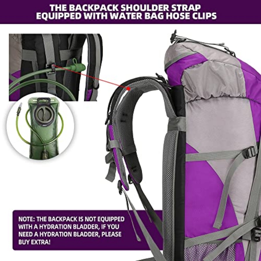 70L Hiking Backpack with Rain  - Hiking Backpack Waterproof reseña y precio