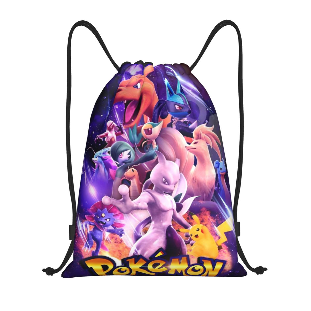 Cute Cartoon Manga Poke-Mon Ba - Drawstring Gym Bag reseña y precio