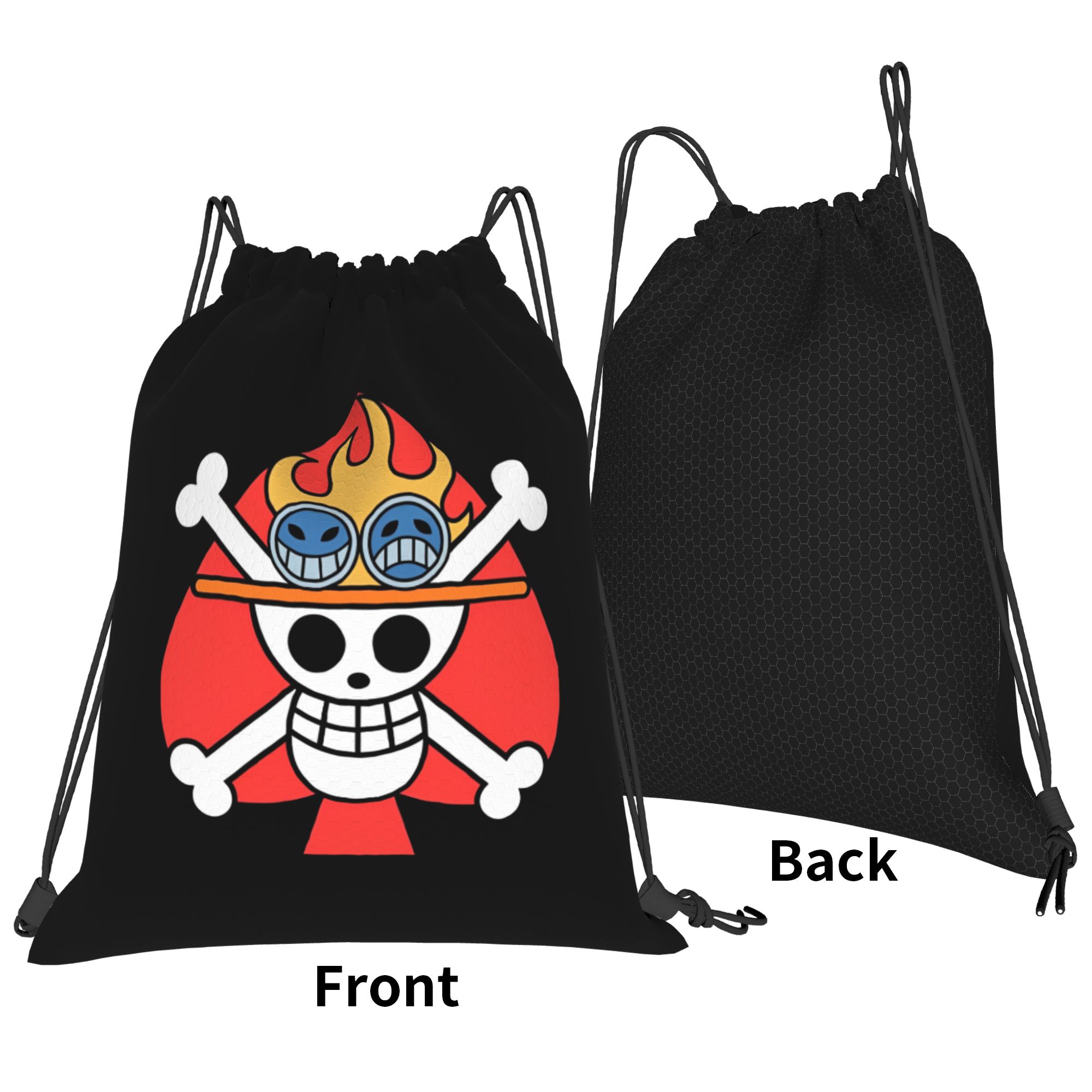 One Piece Flag ACE Drawstring  - Drawstring Gym Bag reseña y precio