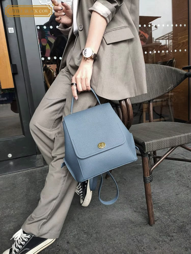 Genuine Leather Backpack Women - Leather Backpack Vintage reseña y precio
