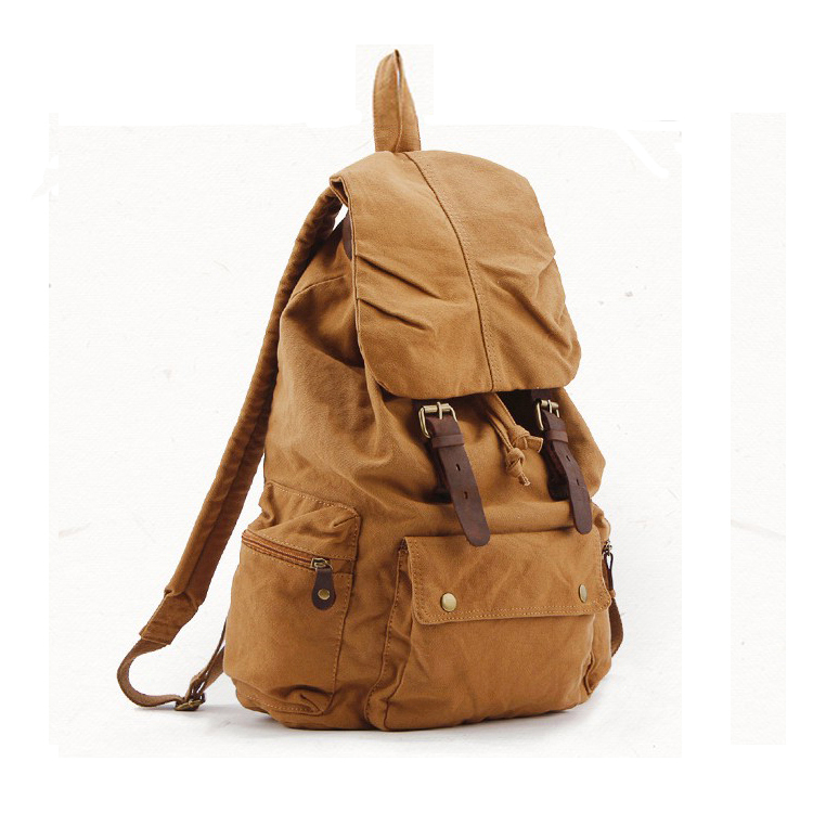 Fashion Vintage Leather milita - Rucksack Military Style reseña y precio