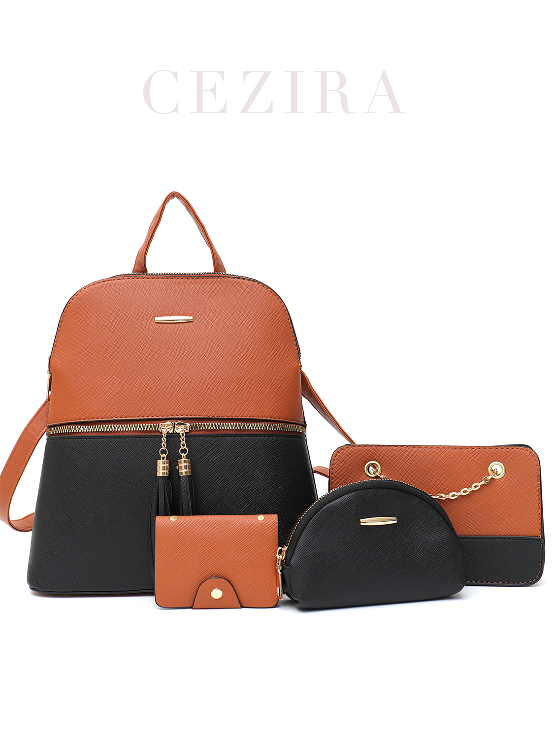4 PCS Bags Set Women's Fashion - Mini Backpack Purse reseña y precio