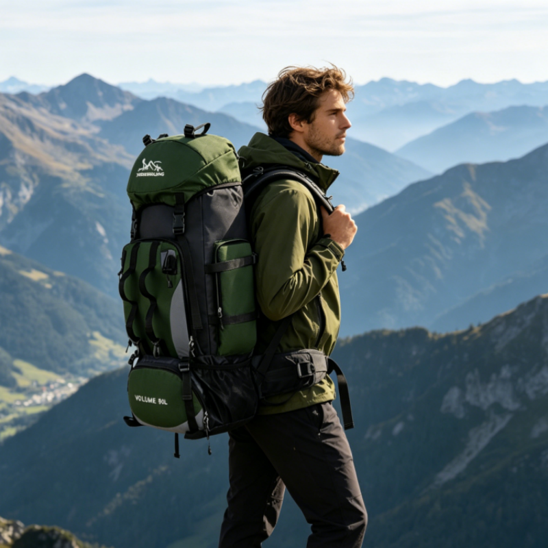 90-liter waterproof hiking bac - Urban Backpack Tactical reseña y precio