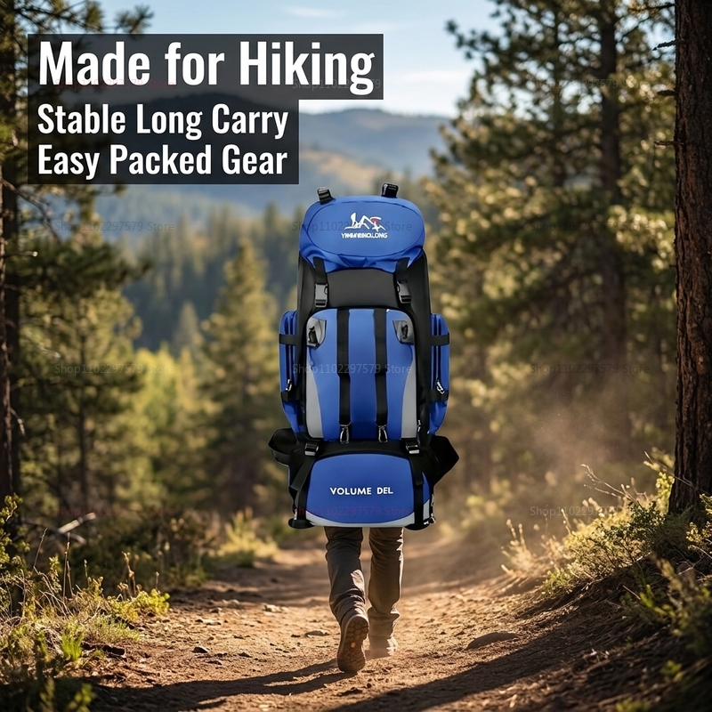 90-liter waterproof hiking bac - Urban Backpack Tactical reseña y precio