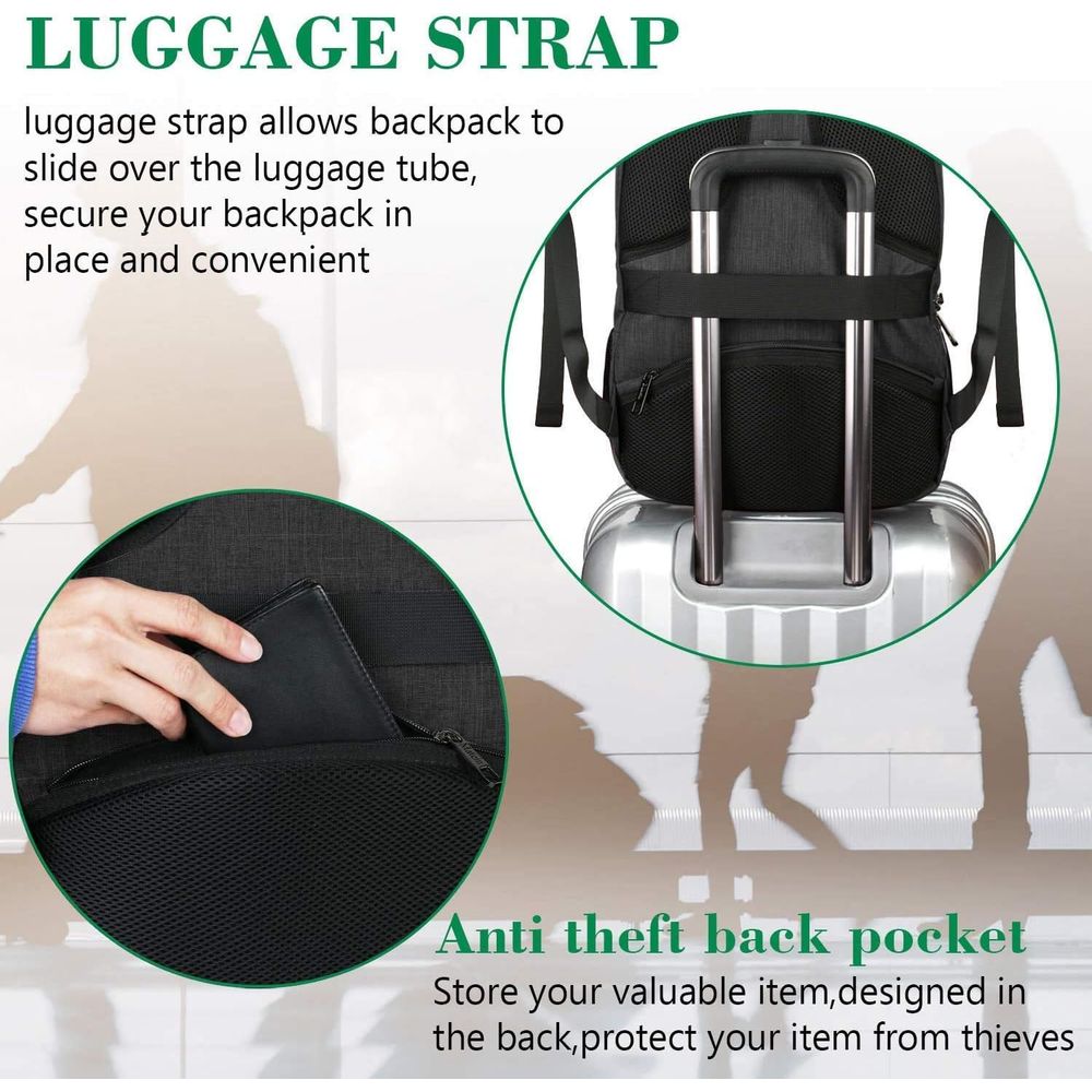 MATEIN BusinLaptop Backpack, 1 - Laptop Backpack 15.6 reseña y precio