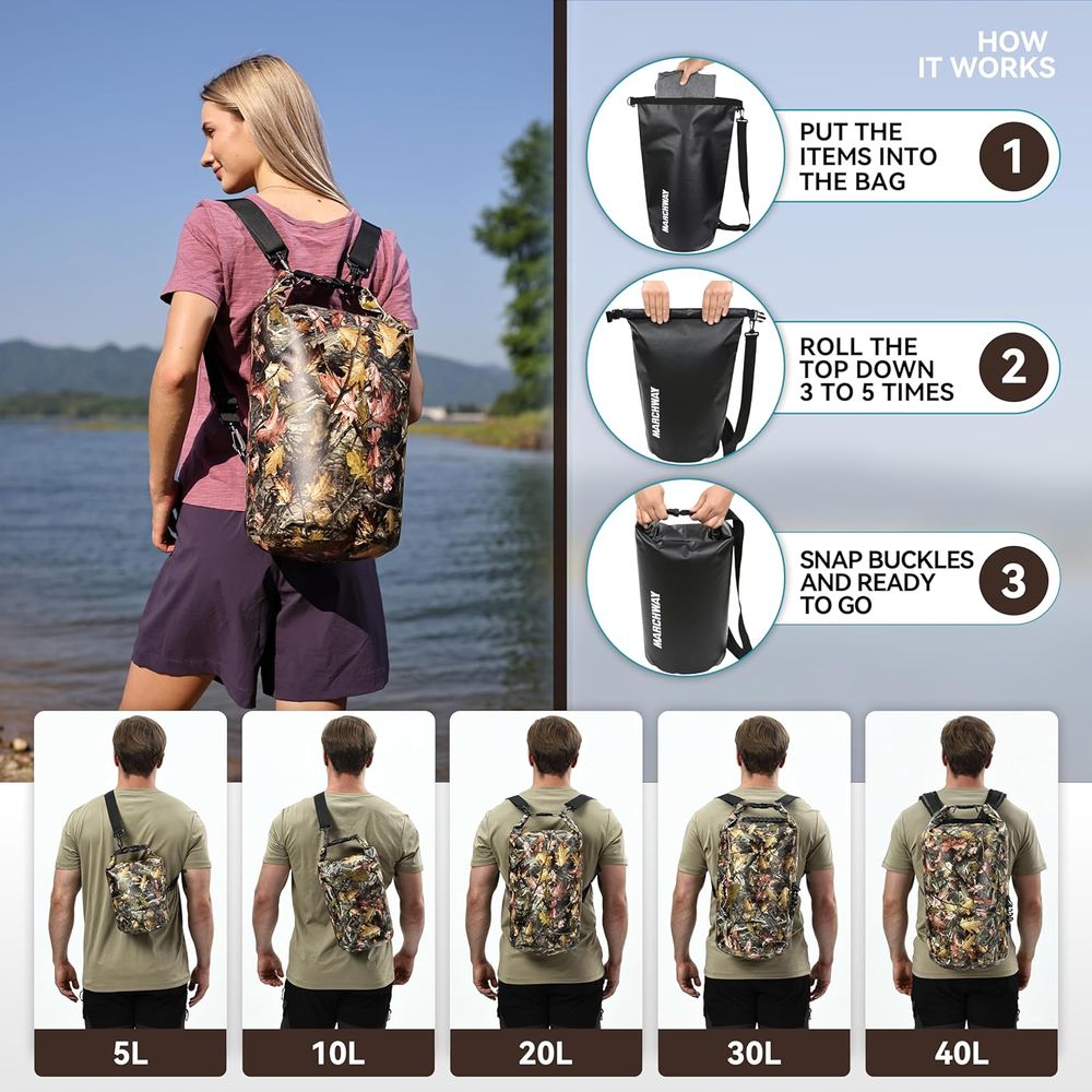 Floating Waterproof Dry Bag Ba - Hiking Backpack Waterproof reseña y precio
