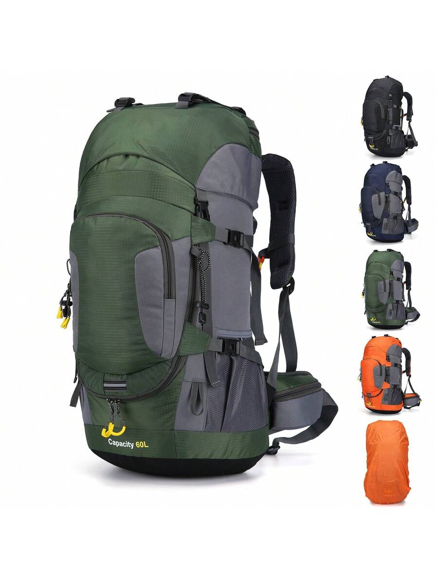 60L Waterproof Oxford Backpack - Hiking Backpack Waterproof reseña y precio
