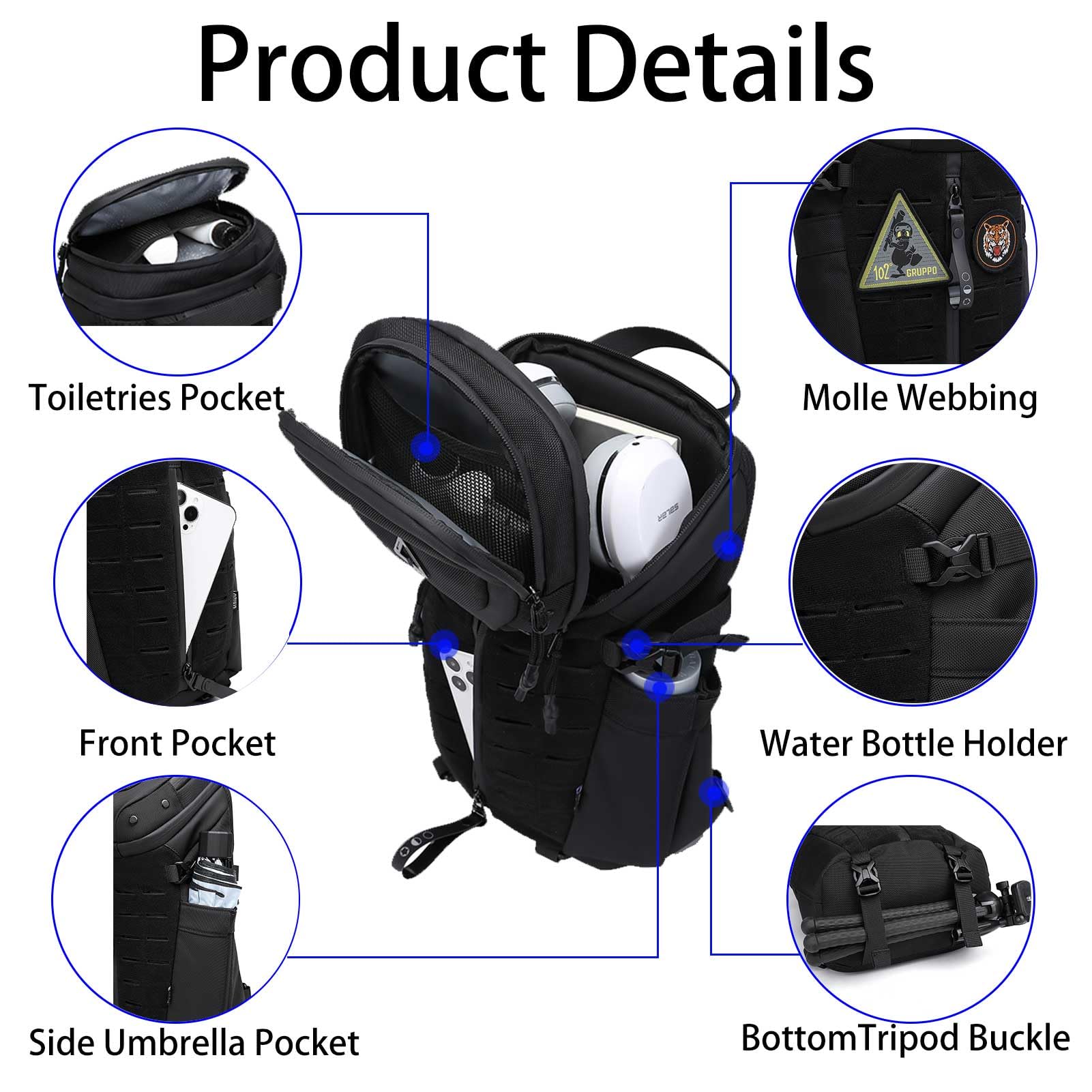 Anti Theft Sling Bag Shoulder  - Sling Backpack Shoulder reseña y precio