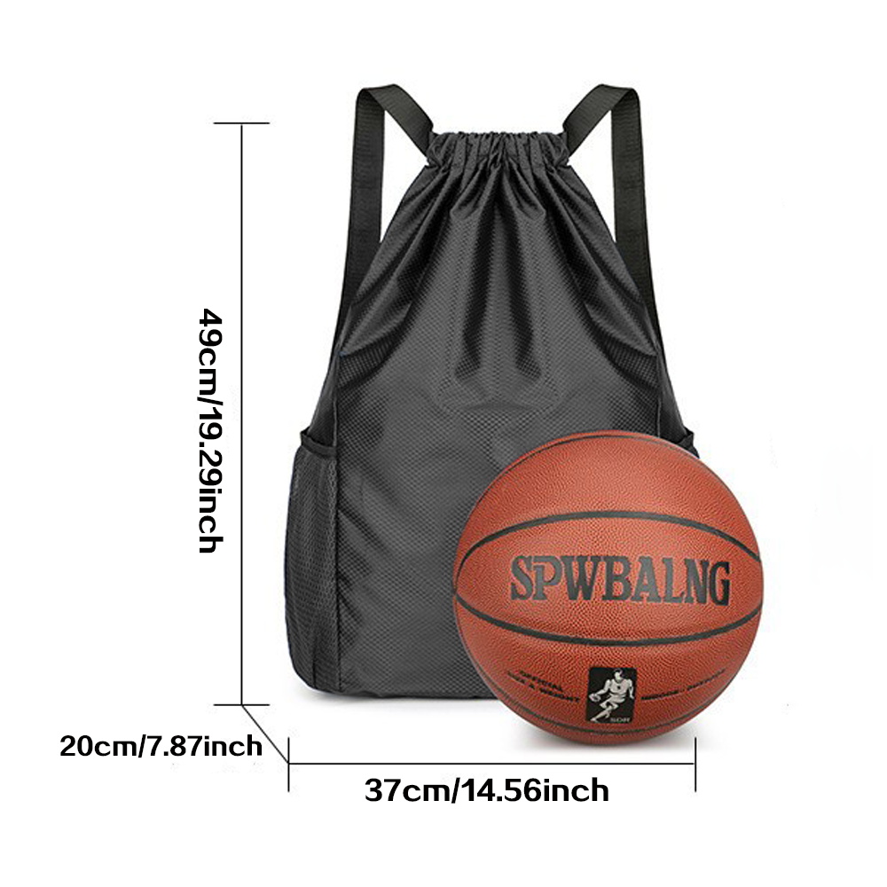 Black drawstring bag, gym back - Drawstring Gym Bag reseña y precio