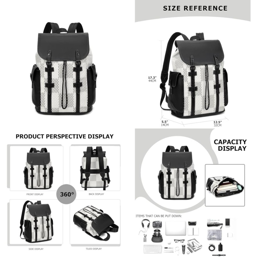 Laptop Backpack for Men Luxury - Travel Backpack Anti Theft reseña y precio