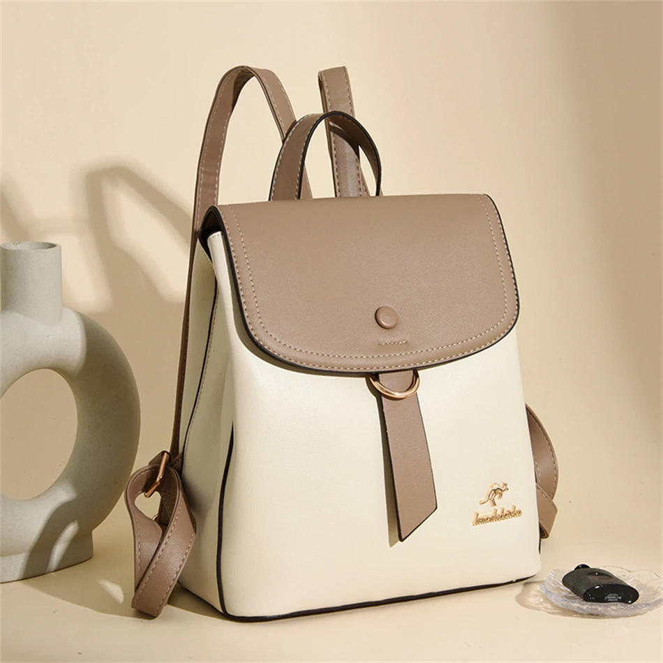 2024 High Quality Fashion Prin - Leather Backpack Vintage reseña y precio