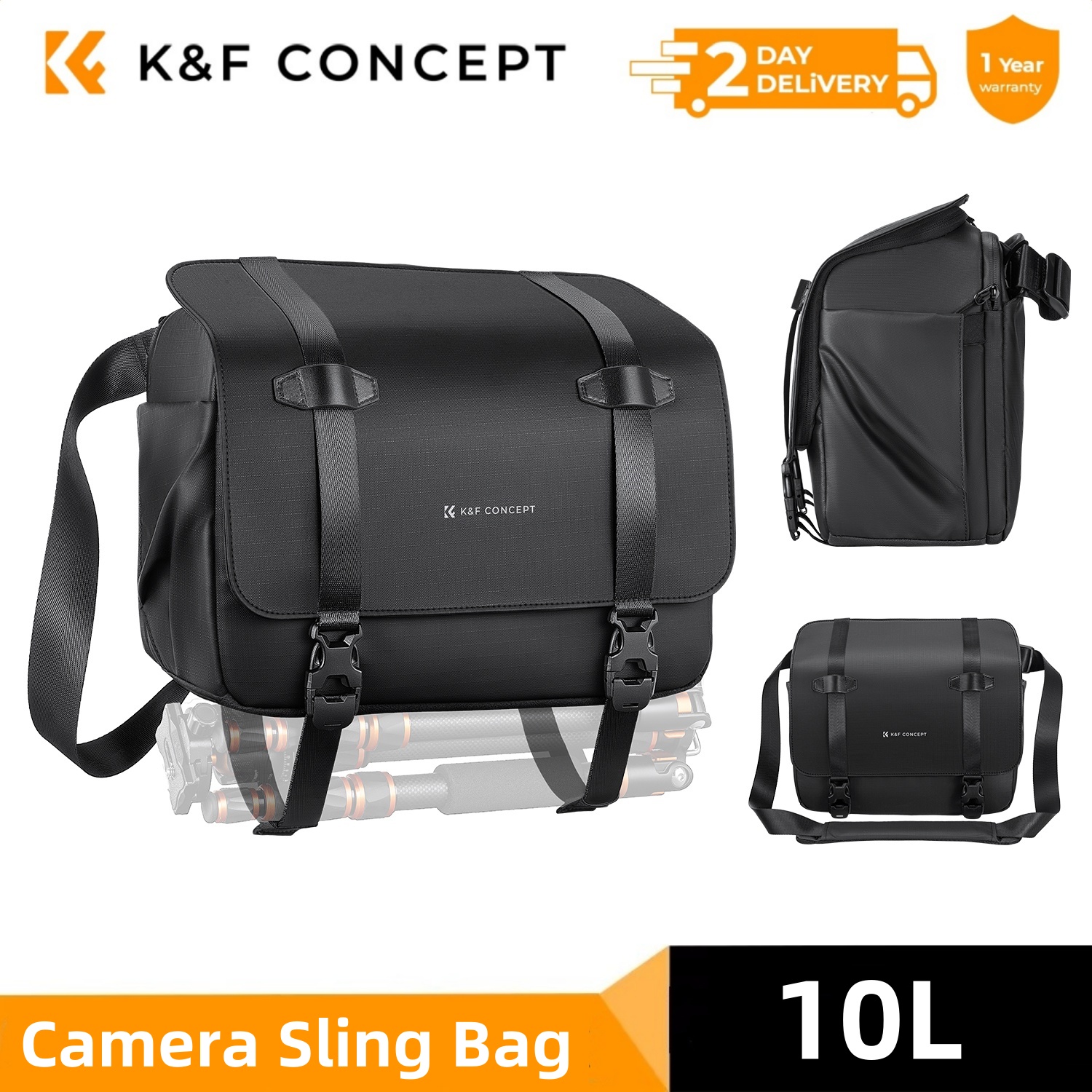K&F CONCEPT 10L Camera Sling B - Sling Backpack Shoulder reseña y precio