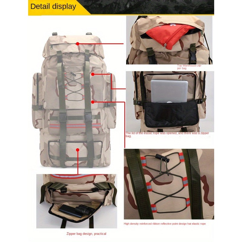 Large Capacity Outdoor Tactica - Rucksack Military Style reseña y precio