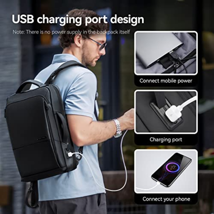 Slim Laptop Backpack for Men,  - Laptop Backpack 15.6 reseña y precio