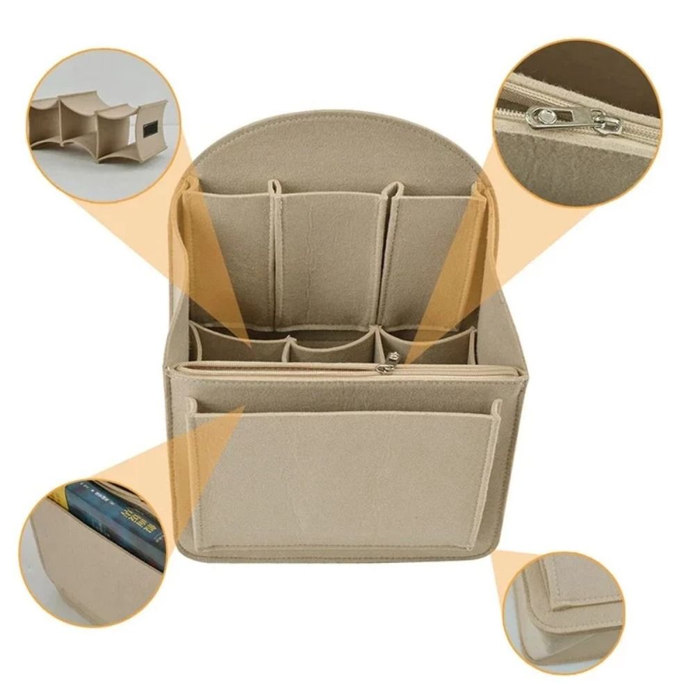 Makeup Organizer Felt Insert B - Backpack Insert Organizer reseña y precio