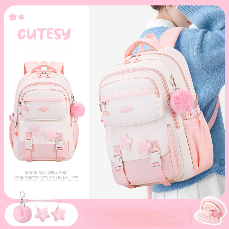Cute Girls School Backpack Pin - School Backpack Teen reseña y precio