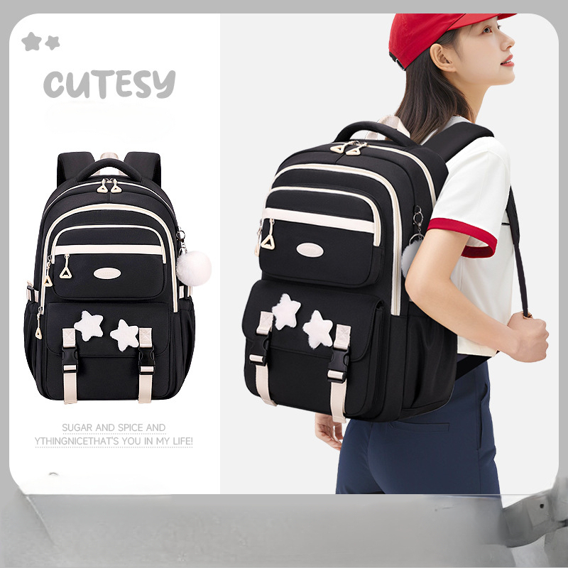 Cute Girls School Backpack Pin - School Backpack Teen reseña y precio