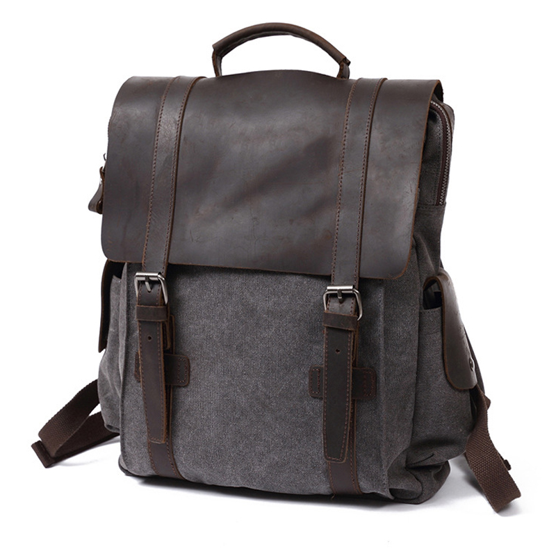 Vintage Canvas Backpack Men Wo - Laptop Backpack 15.6 reseña y precio