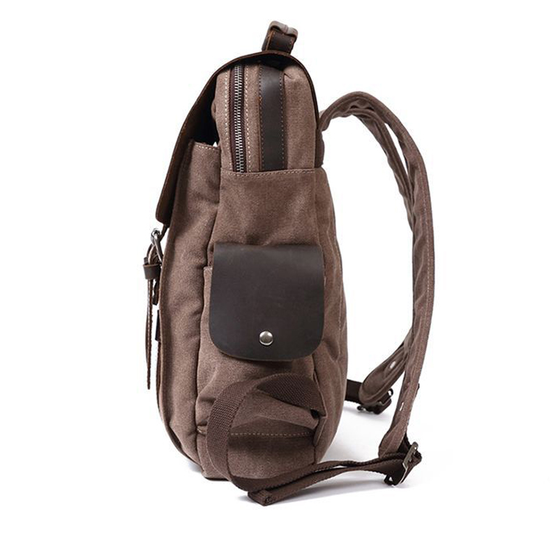 Vintage Canvas Backpack Men Wo - Laptop Backpack 15.6 reseña y precio