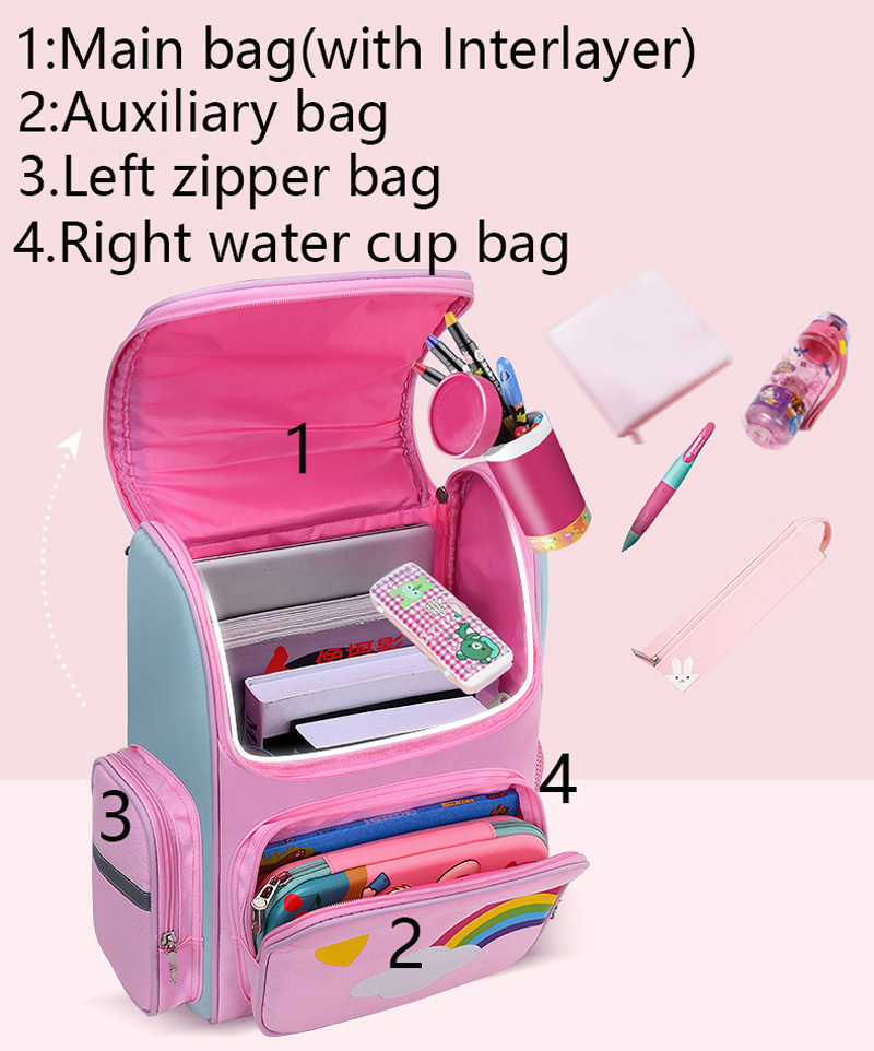 Kid Backpack for Girl Unicorn  - School Backpack Teen reseña y precio