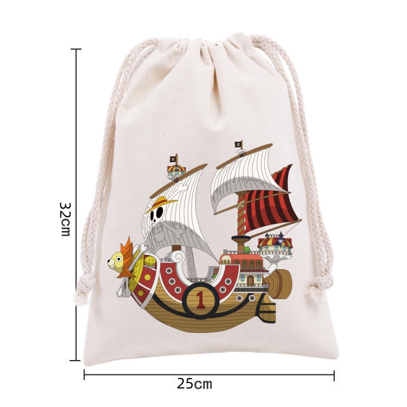 Anime One Piece Drawstring Bac - Drawstring Gym Bag reseña y precio