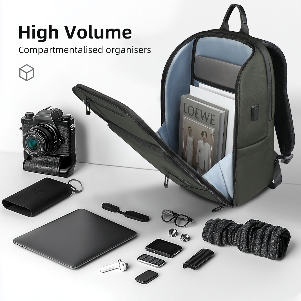 HK Business Men's Backpack 15. - Laptop Backpack 15.6 reseña y precio