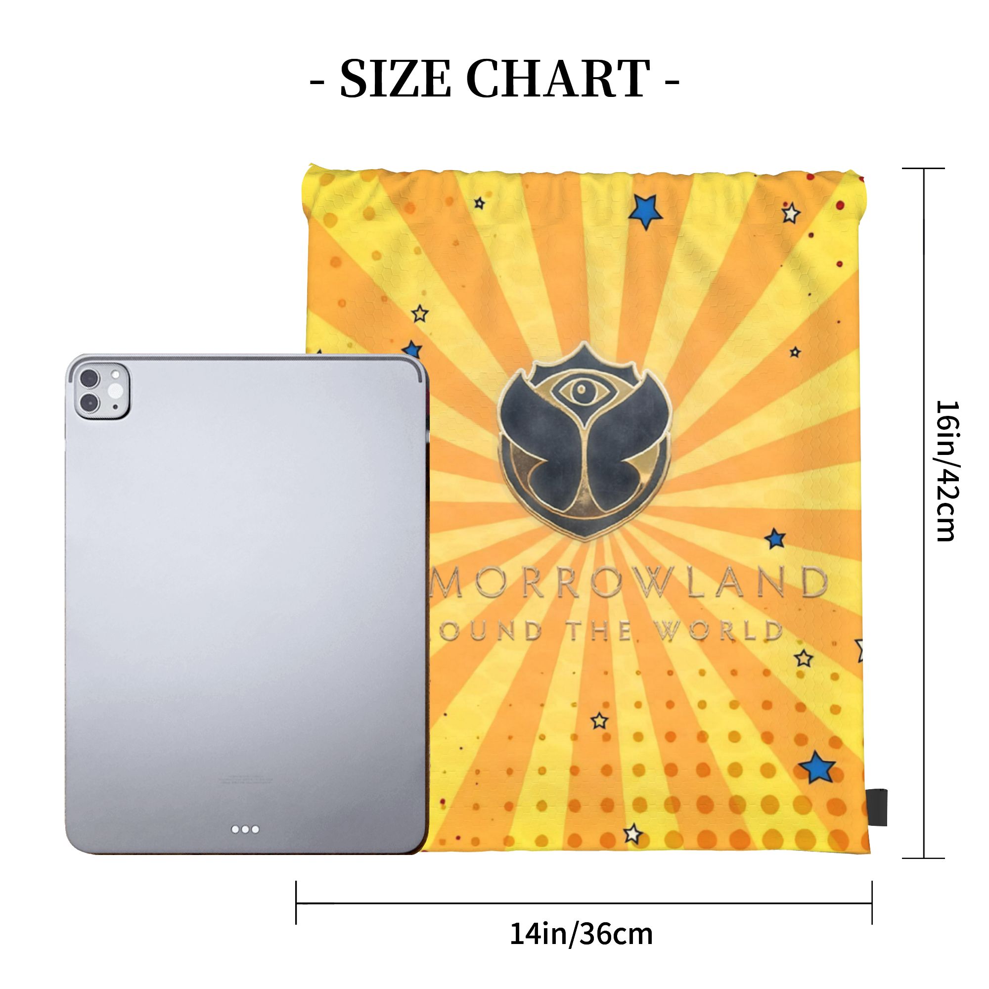 Tomorrowlands Festival Music D - Drawstring Gym Bag reseña y precio