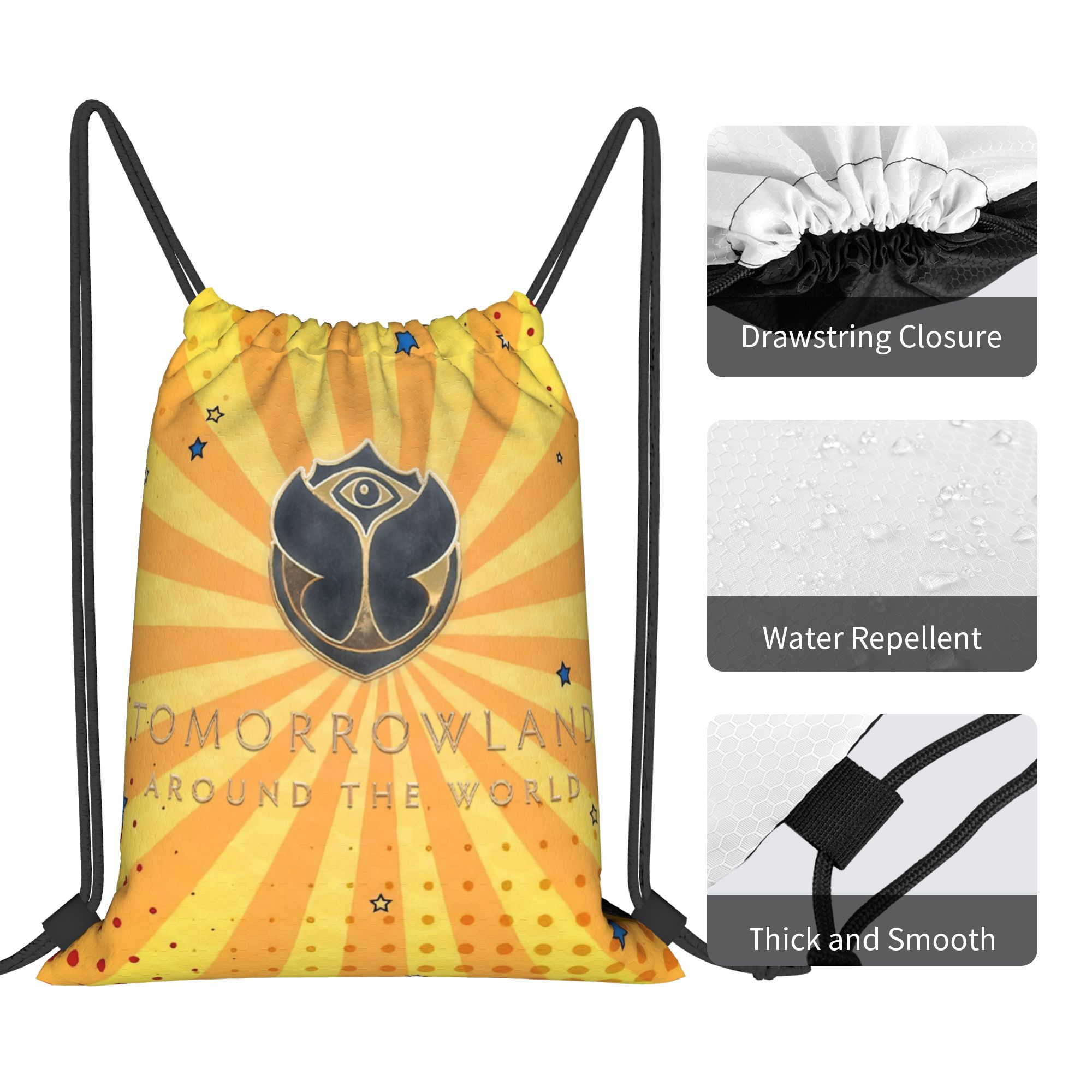 Tomorrowlands Festival Music D - Drawstring Gym Bag reseña y precio