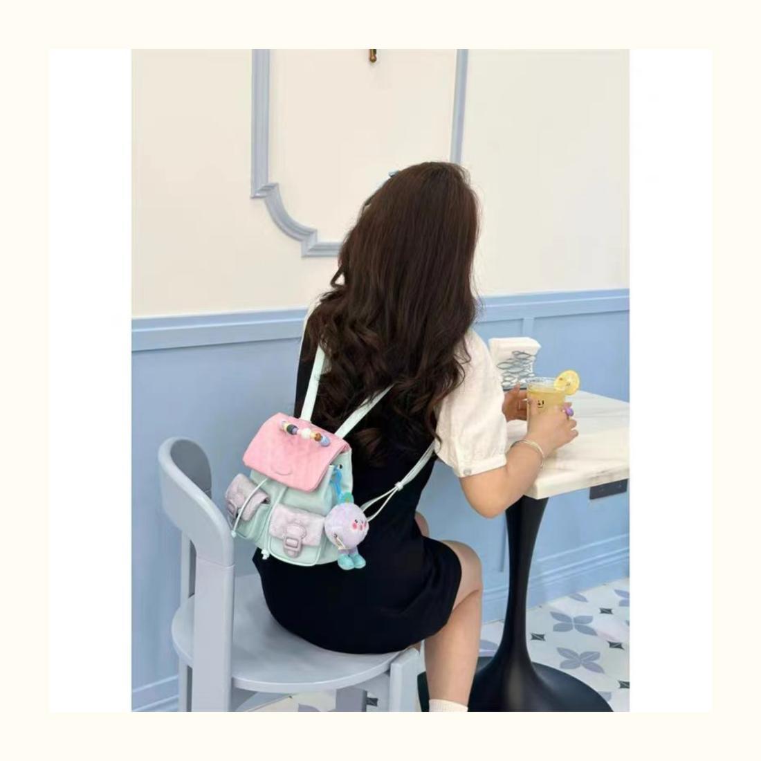 JIAERDI Sweet Cute Y2k Mochila - Leather Backpack Vintage reseña y precio