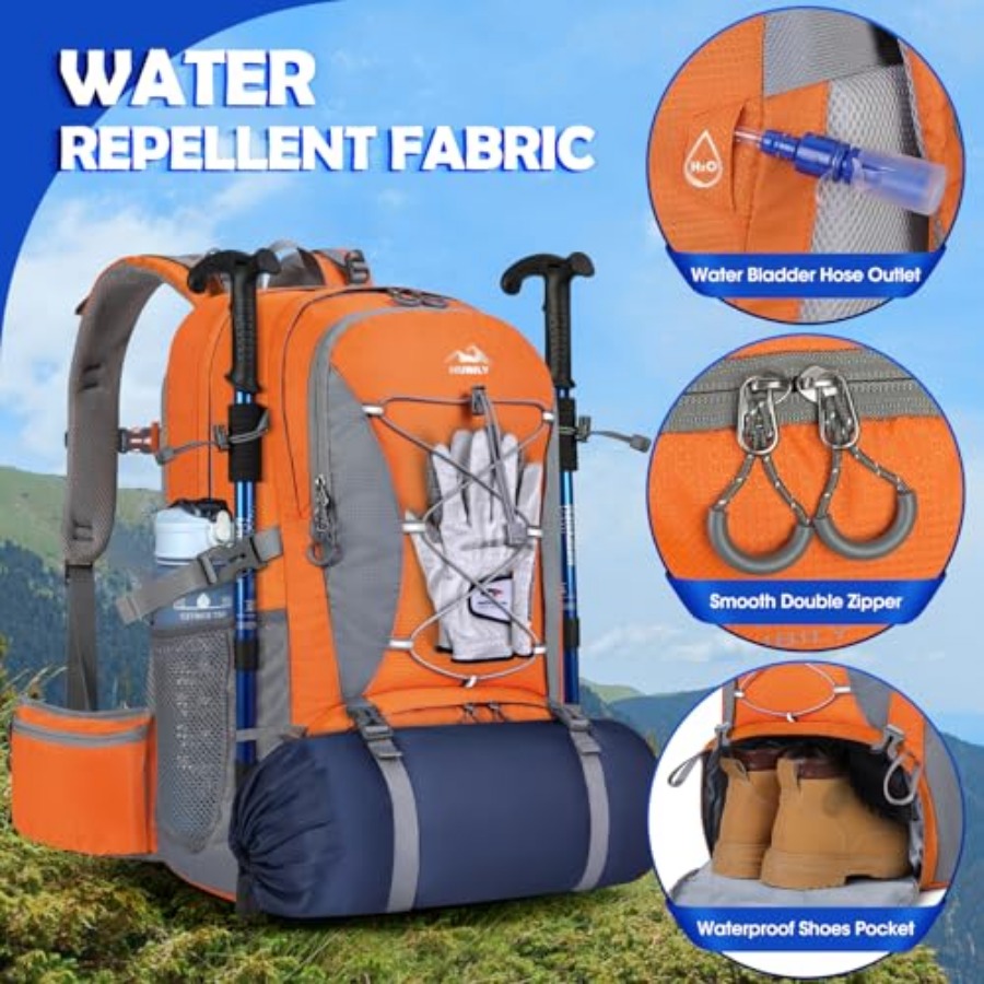 50L Hiking Backpack Waterproof - Hiking Backpack Waterproof reseña y precio