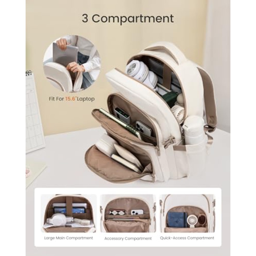 Laptop Backpack for Women, Wor - School Backpack Teen reseña y precio