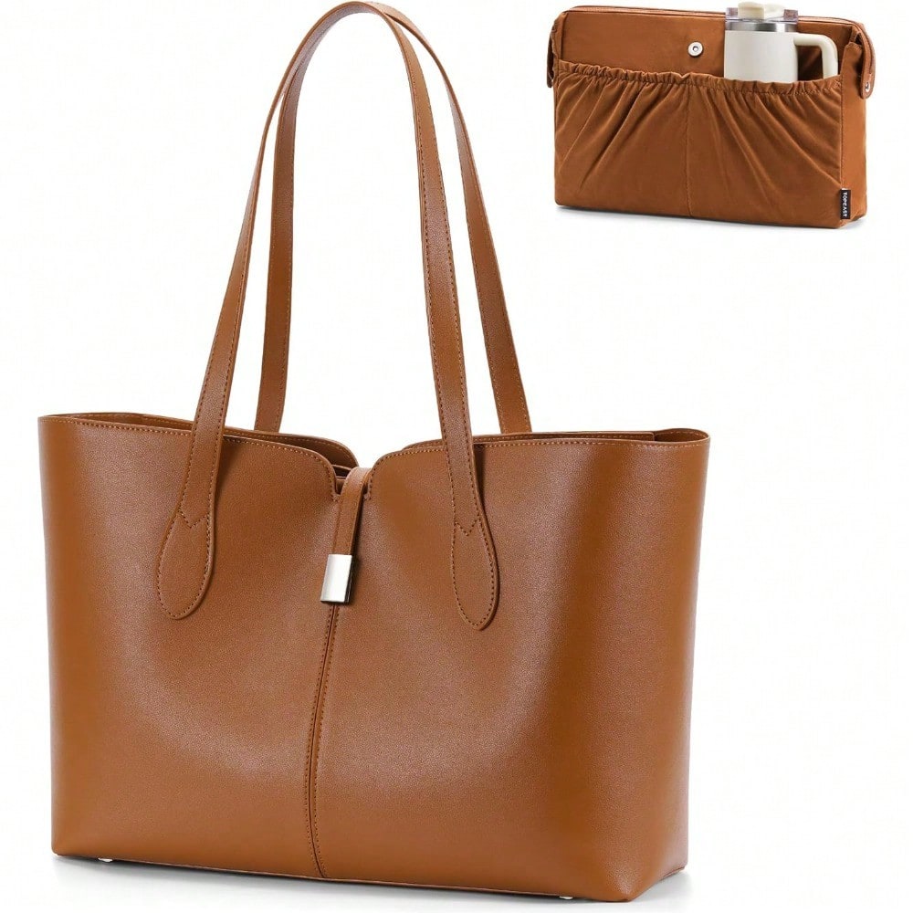 Laptop Tote Bag For Women With - Laptop Sleeve Removable reseña y precio