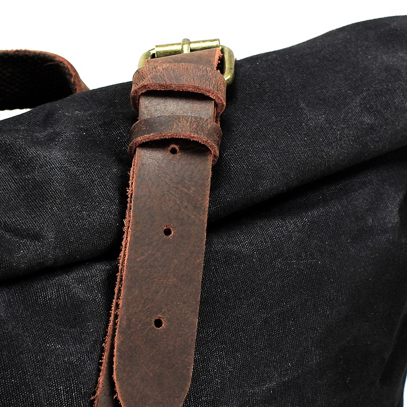 Retro Canvas Leather Backpacks - Leather Backpack Vintage reseña y precio